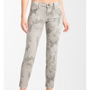 Current Elliott Floral Grey Jeans | The Stiletto